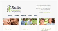 Desktop Screenshot of eldercareofkc.com